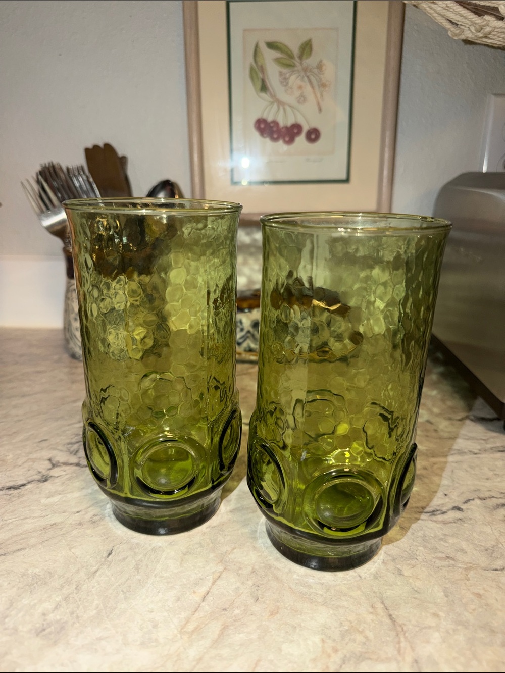 Anchor hocking vintage glasses